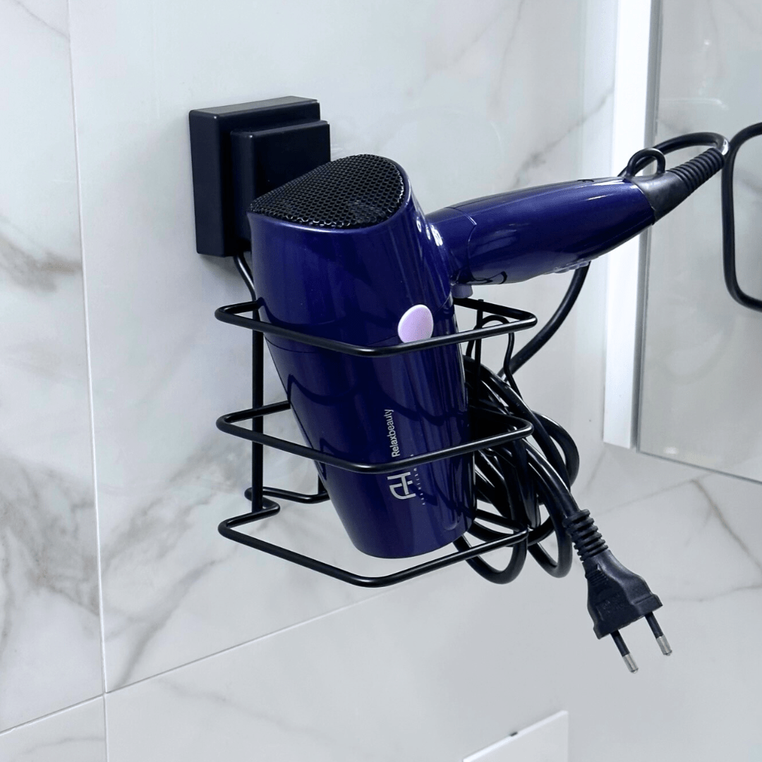 Suporte de Secador para Banheiro